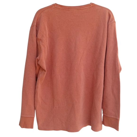Polo Ralph Lauren Orange Sleepwear Men's XL Crew Neck Long Sleeve Thermal - Picture 2 of 7